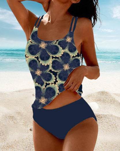 Tankini estampado de flores