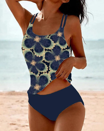 Tankini estampado de flores